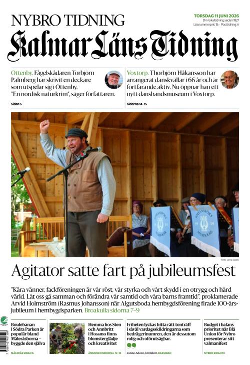 Kalmar Läns Tidning 11.6.2026
