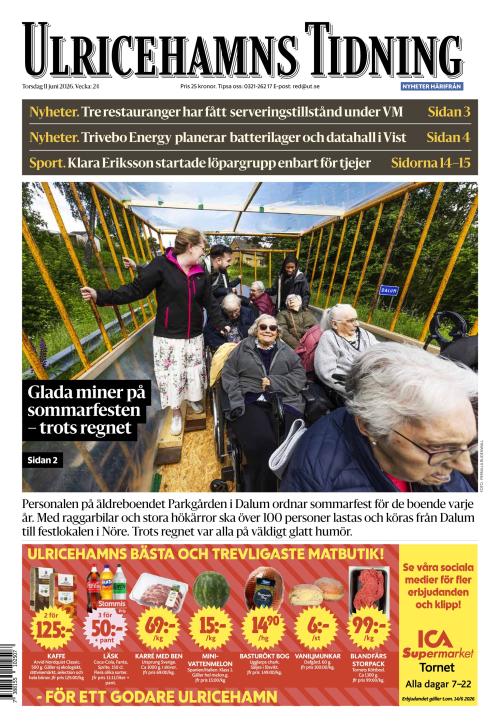 Ulricehamns Tidning 11.6.2026