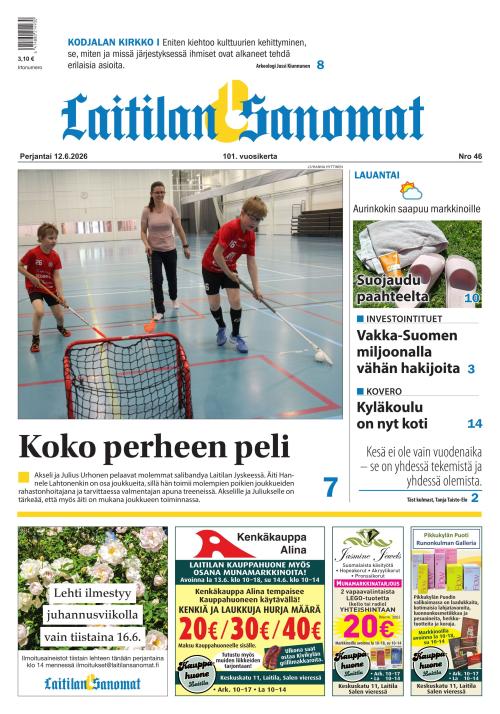 Laitilan Sanomat 12.6.2026