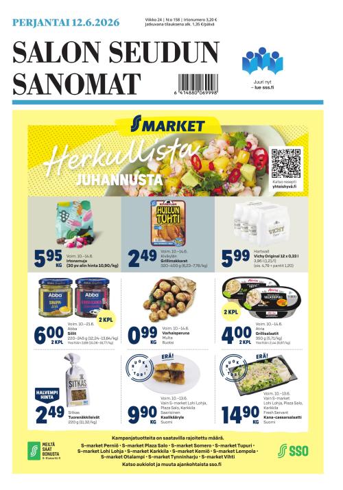 Salon Seudun Sanomat 12.6.2026