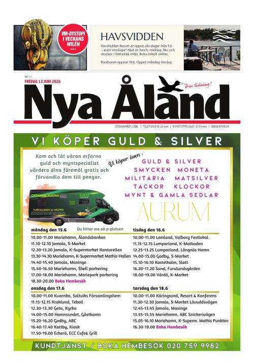 Nya Åland 12.6.2026