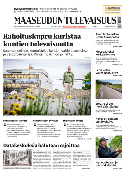 Maaseudun Tulevaisuus 12.6.2026