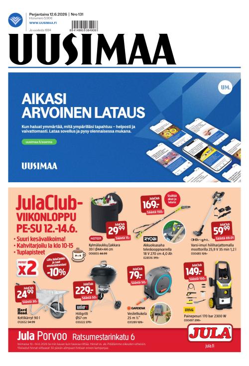 Uusimaa 12.6.2026