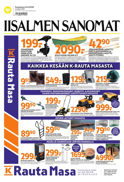 Iisalmen Sanomat 12.6.2026