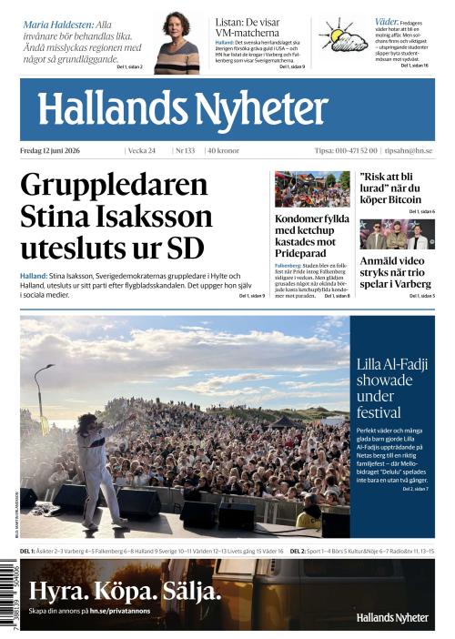 Hallands Nyheter 12.6.2026