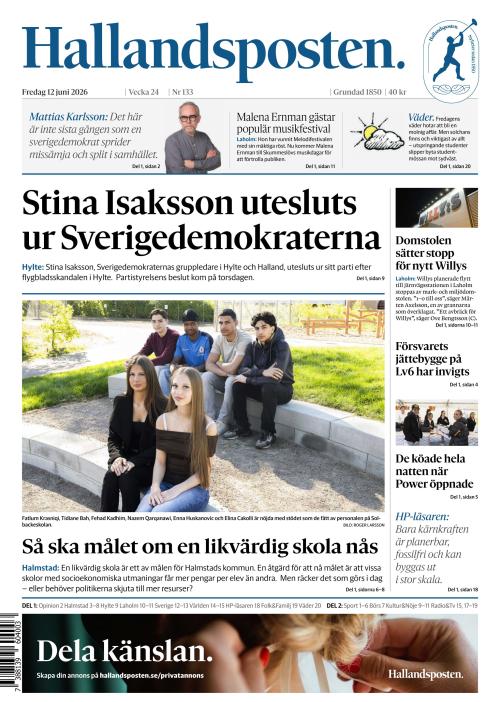 Hallandsposten 12.6.2026