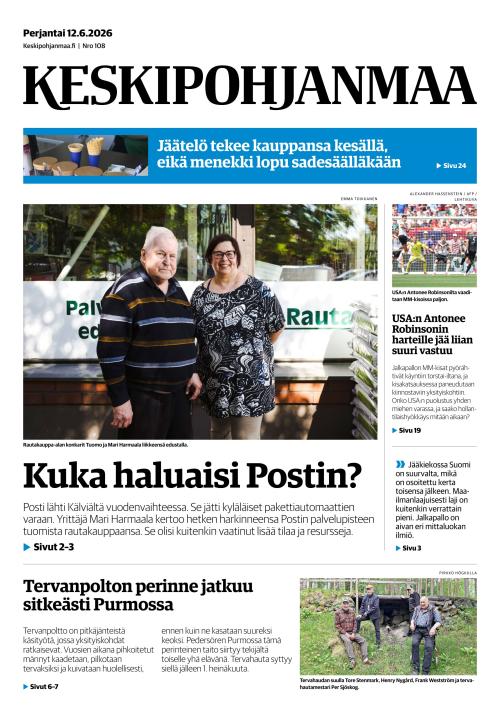 Keskipohjanmaa 12.6.2026