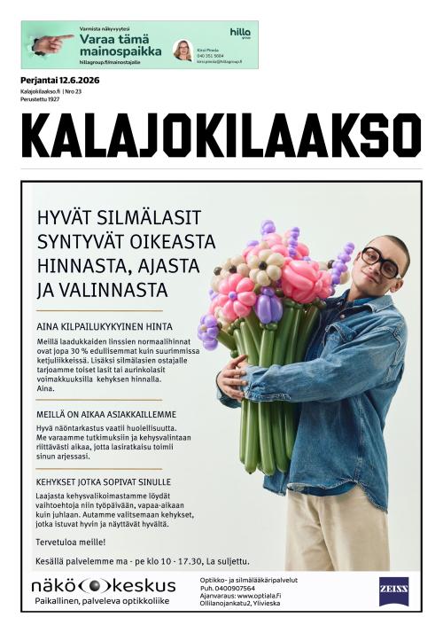 Kalajokilaakso ja Kalajaska 12.6.2026