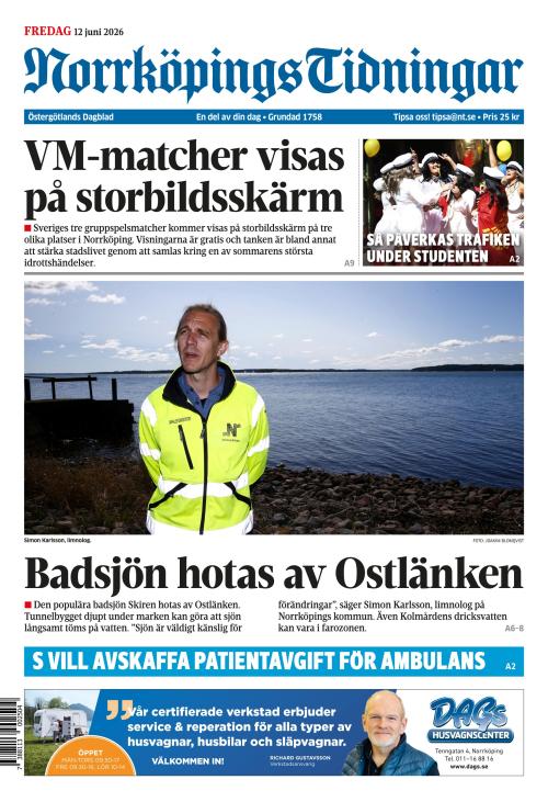Norrköpings Tidningar 12.6.2026