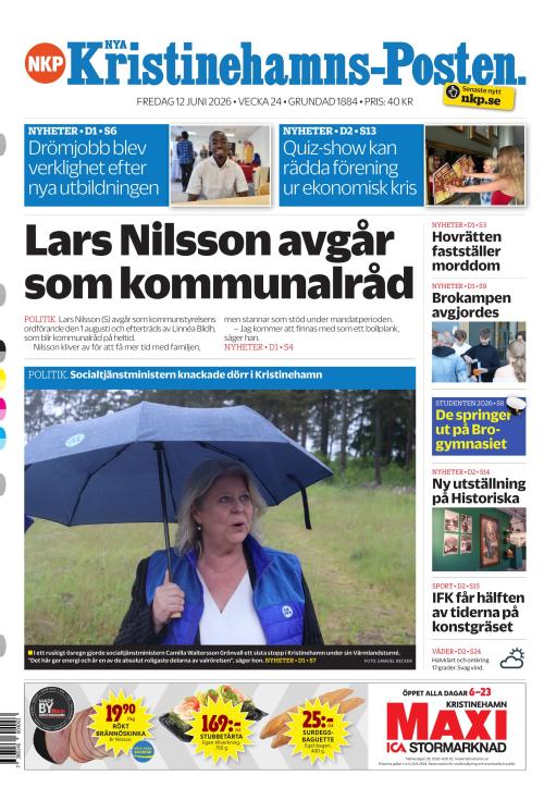Nya Kristinehamns-Posten 12.6.2026