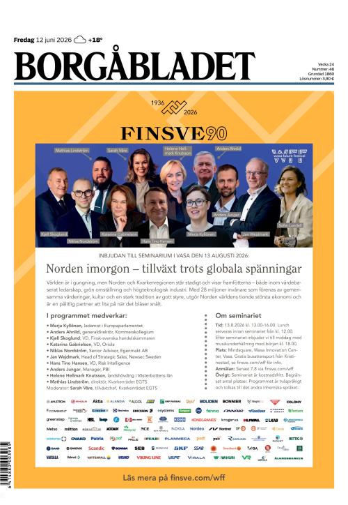 Borgåbladet 12.6.2026