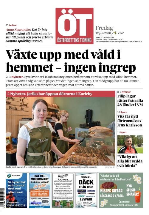 Österbottens Tidning 12.6.2026