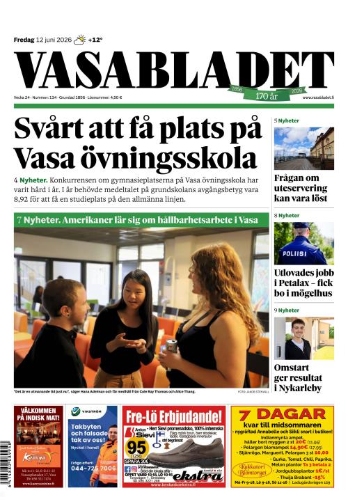 Vasabladet 12.6.2026