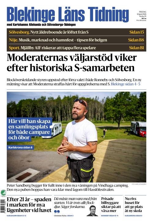 Blekinge Läns Tidning 12.6.2026