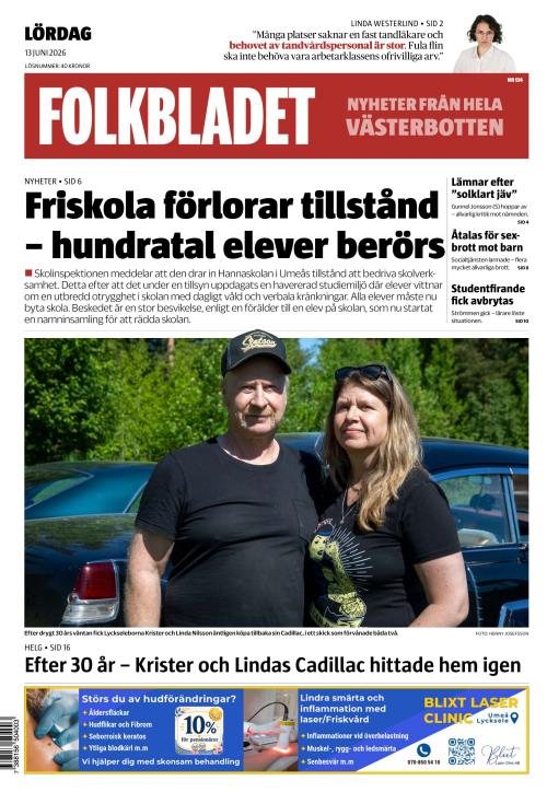 Folkbladet (Västerbotten) (SE) 13.6.2026