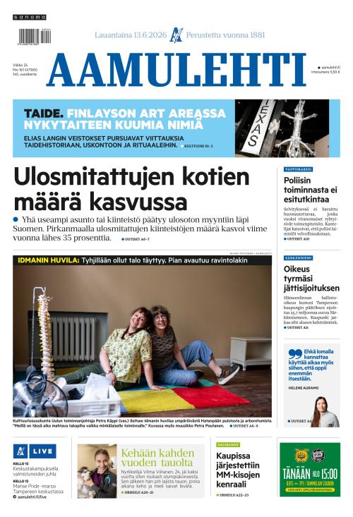 Aamulehti 13.6.2026