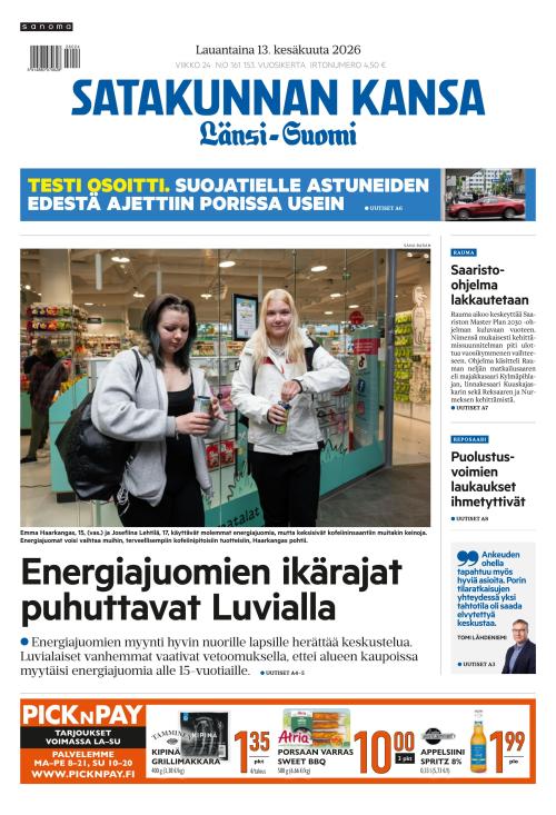 Satakunnan Kansa Länsi-Suomi 13.6.2026