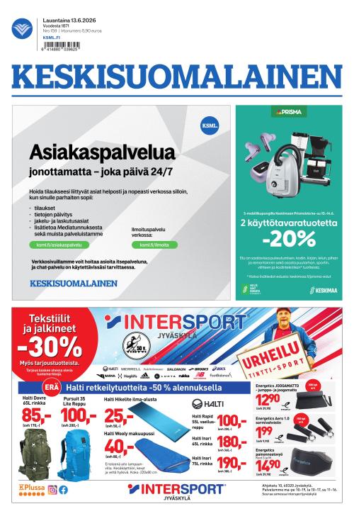 Keskisuomalainen 13.6.2026