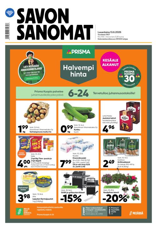 Savon Sanomat 13.6.2026
