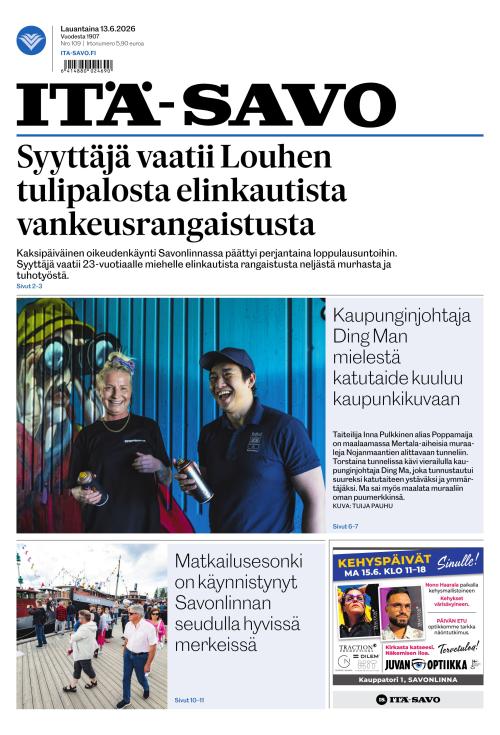Itä-Savo 13.6.2026