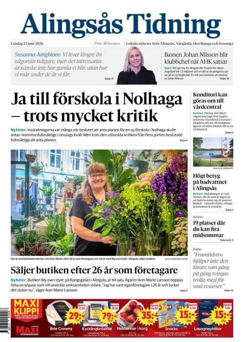 Alingsås Tidning 13.6.2026