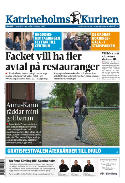 Katrineholms-Kuriren 13.6.2026