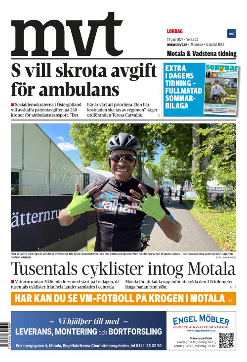 Motala Vadstena Tidning 13.6.2026
