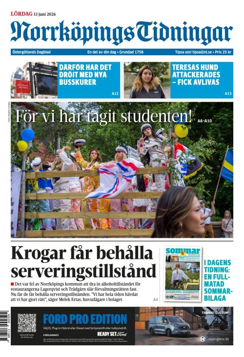 Norrköpings Tidningar 13.6.2026