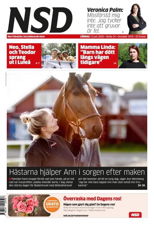Norrländska Socialdemokraten 13.6.2026