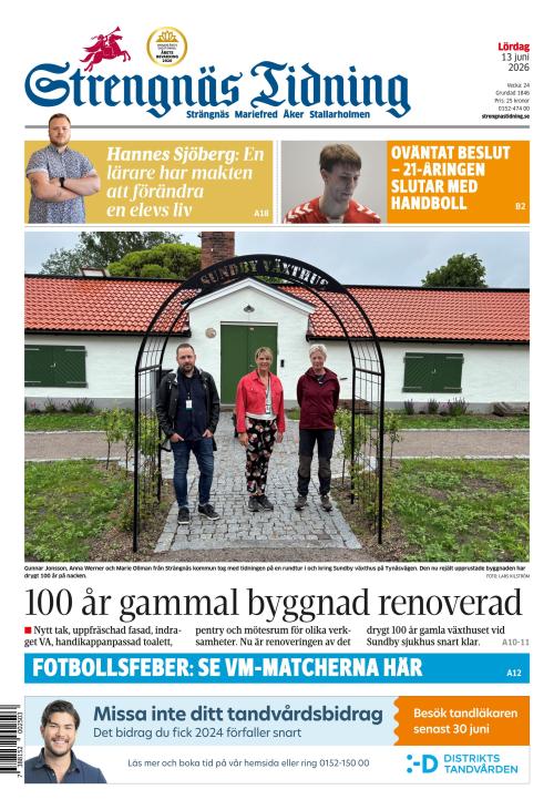 Strengnäs Tidning 13.6.2026