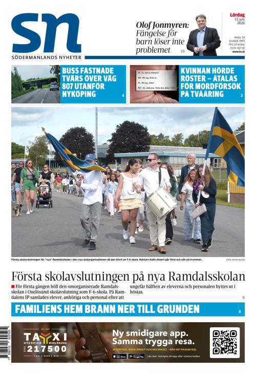 Södermanlands Nyheter 13.6.2026