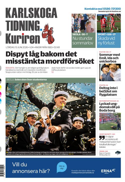 Karlskoga Tidning-Kuriren 13.6.2026