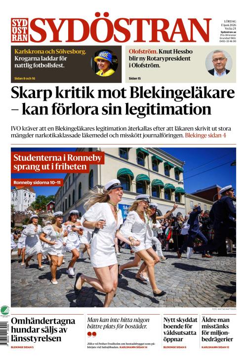 Sydöstran 13.6.2026