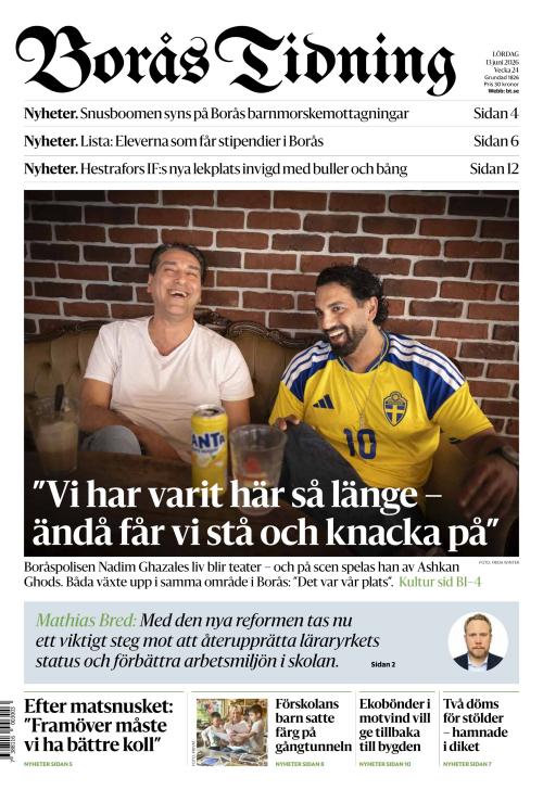 Borås Tidning 13.6.2026