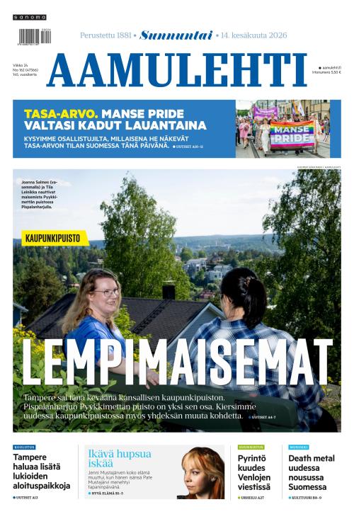 Aamulehti 14.6.2026