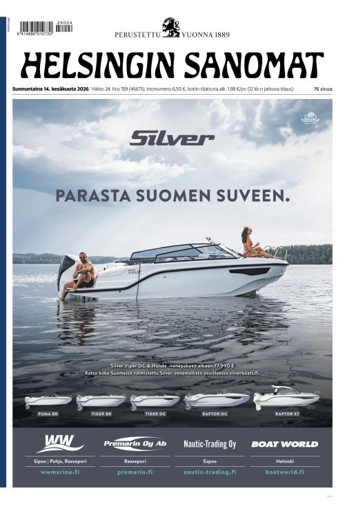 Helsingin Sanomat 14.6.2026