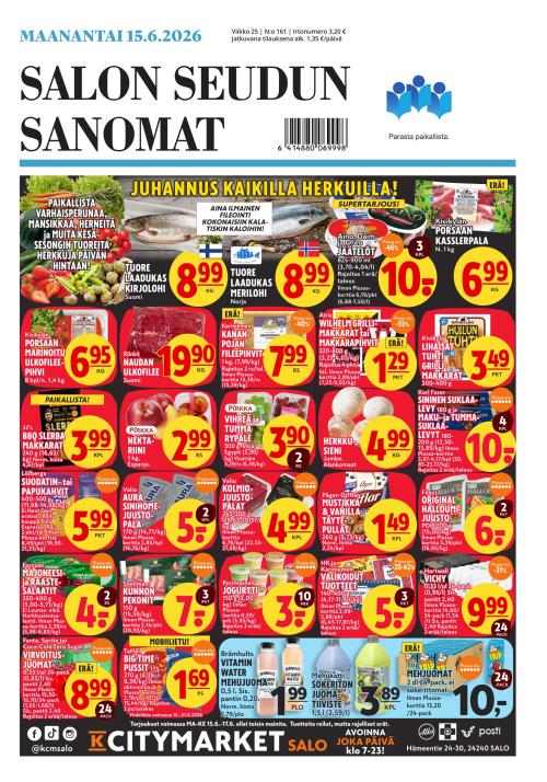 Salon Seudun Sanomat 15.6.2026