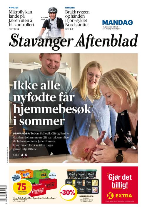 Stavanger Aftenblad 15.6.2026