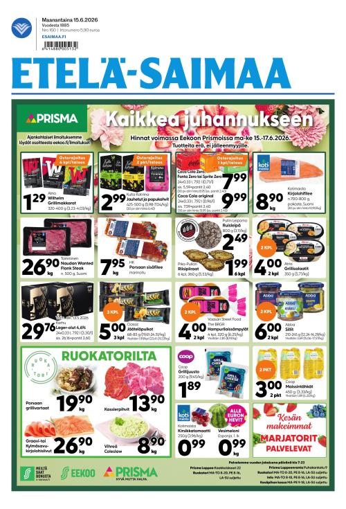 Etelä-Saimaa 15.6.2026