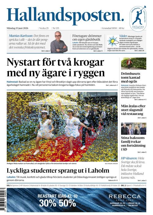 Hallandsposten 15.6.2026