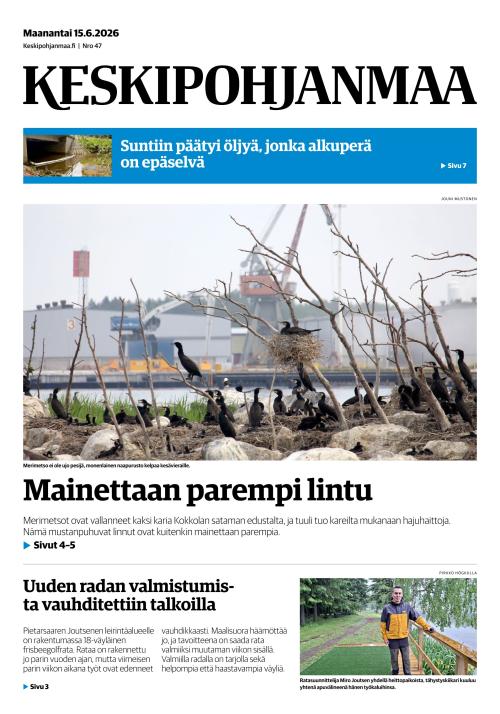 Keskipohjanmaa 15.6.2026