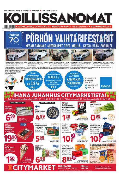 Koillissanomat 15.6.2026