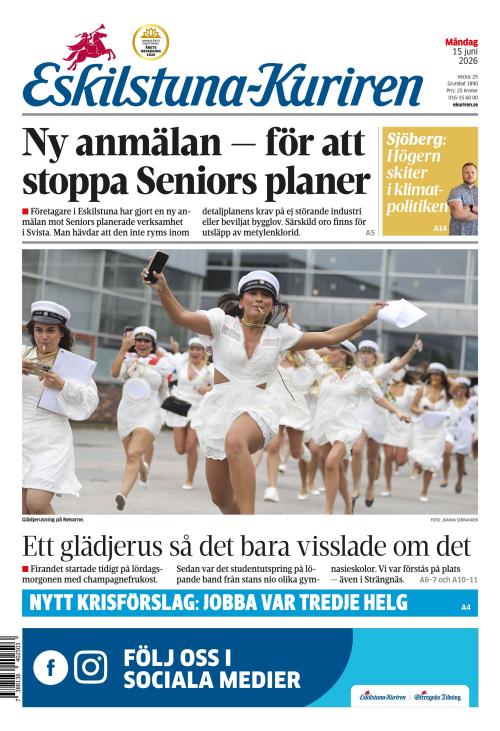 Eskilstuna-Kuriren 15.6.2026