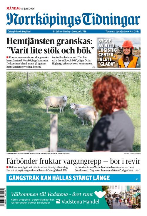 Norrköpings Tidningar 15.6.2026