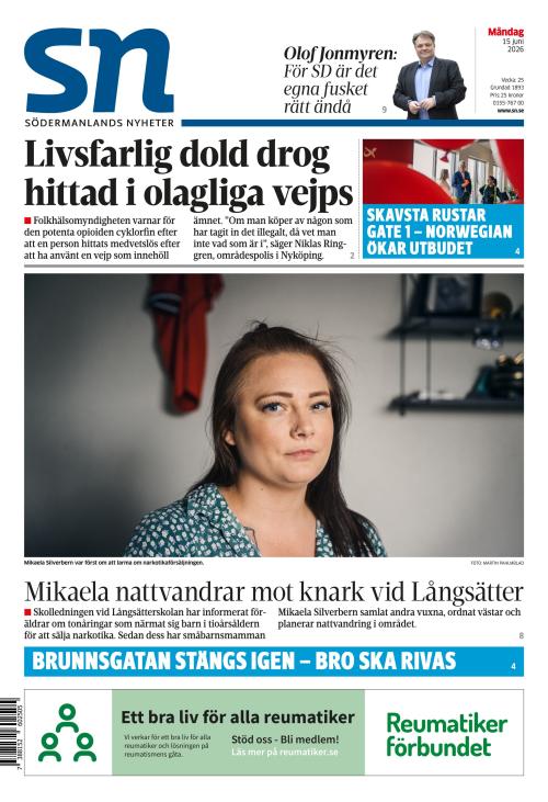 Södermanlands Nyheter 15.6.2026