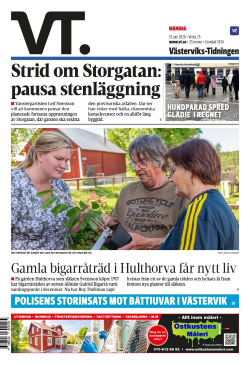 Västerviks-Tidningen 15.6.2026
