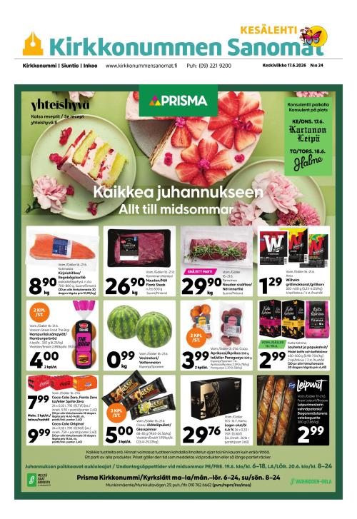 Kirkkonummen Sanomat 17.6.2026