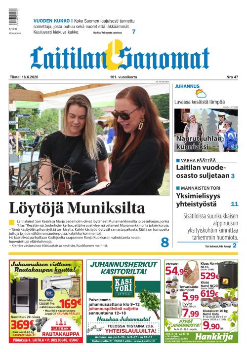 Laitilan Sanomat 16.6.2026