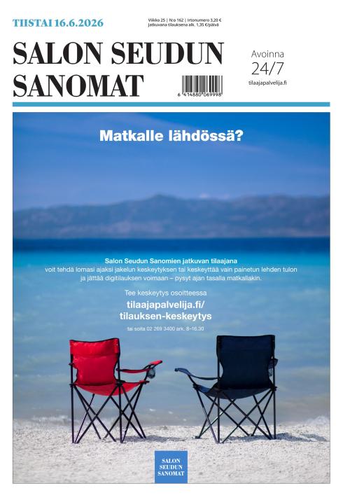 Salon Seudun Sanomat 16.6.2026