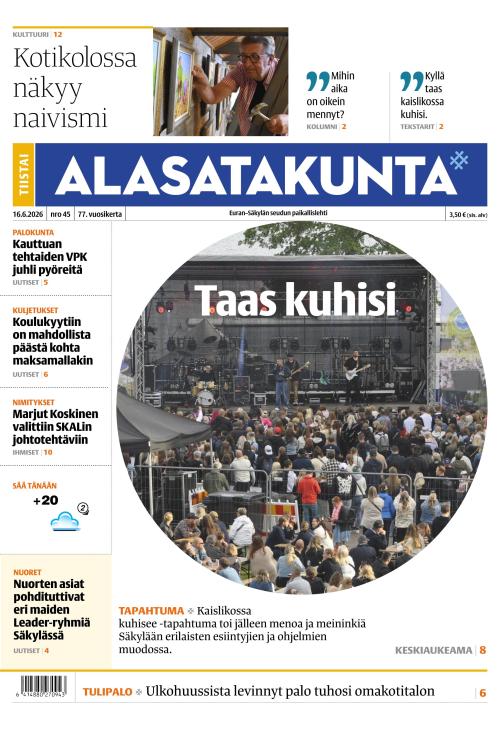 Alasatakunta 16.6.2026